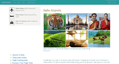 Desktop Screenshot of indiaairports.com