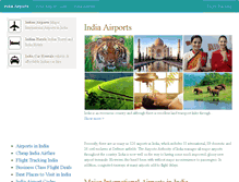 Tablet Screenshot of indiaairports.com